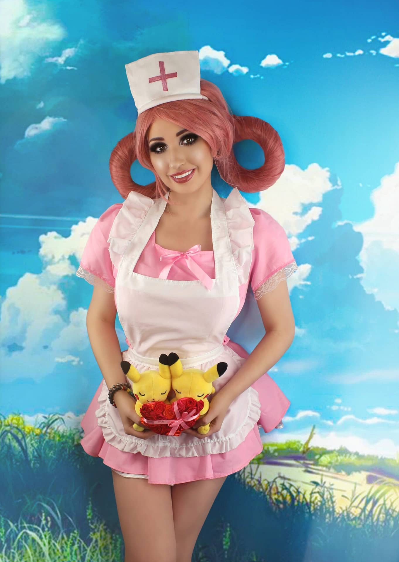 Nurse Joy And Pikachu A4 Cosplay Print Plus Random Mini Print – Ivy Tenebrae